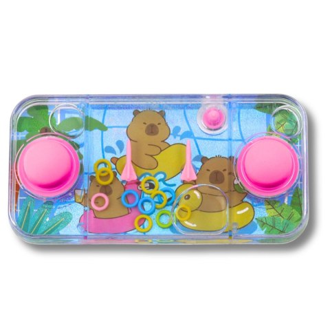 LEAN TOYS Gra Wodna Zręcznościowa Kapibary Kolorowa Kółeczka Mix