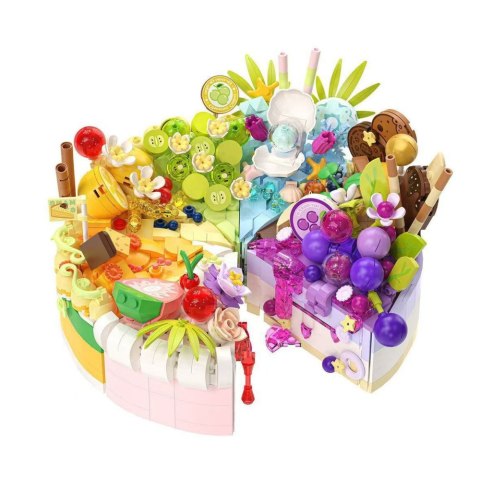 LEAN TOYS Klocki Konstrukcyjne Torcik Tort Deser Dekorowany 292-357el.
