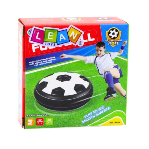 LEAN TOYS Magiczna Latająca Lewitująca Piłka Hoover Ball Czarno Biała 9cm