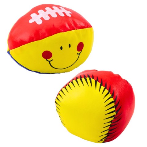 LEAN TOYS Miękkie Piłki Sportowe Koszykówka Rugby Piłka Nożna Baseball Zestaw 4ele.