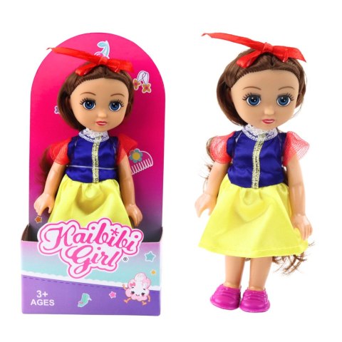 LEAN TOYS Mini Laleczka Księżniczka Korona Zdobiona Sukienka 17cm Mix