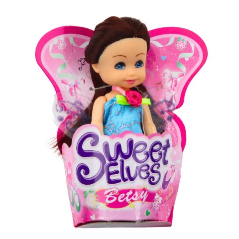 LEAN TOYS Mini Laleczka Wróżka Elf Niebieska Fioletowa Różowa Mix 11,5cm