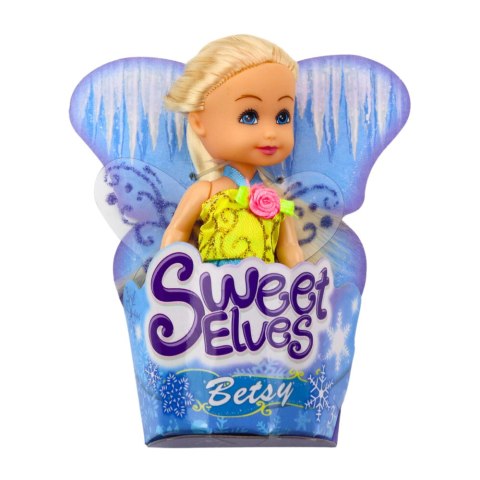 LEAN TOYS Mini Laleczka Wróżka Elf Niebieska Fioletowa Różowa Mix 11,5cm