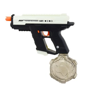LEAN Toys Elektryczny Pistolet Na Wodę Automatyczny 10m Czarno Biały 800ml