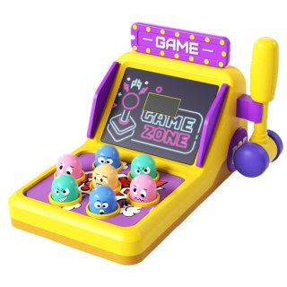 LEAN Toys Gra Zręcznościowa Whack A Mole Automat Z Młotkiem Światła Dźwięki
