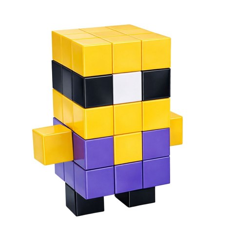 LEAN Toys Klocki Magnetyczne Konstrukcyjne Kostki Bloczki 3D Kolorowe 96 el.