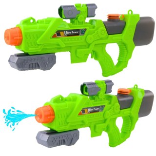 LEAN Toys Pistolet Na Wodę Pompowany Mechanicznie 550ml Zielony