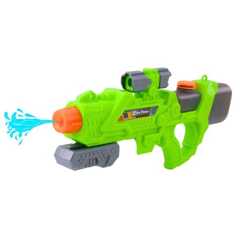 LEAN Toys Pistolet Na Wodę Pompowany Mechanicznie 550ml Zielony