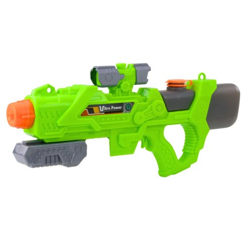 LEAN Toys Pistolet Na Wodę Pompowany Mechanicznie 550ml Zielony