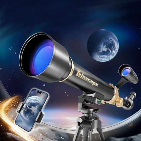 LEAN Toys Teleskop Astronomiczny Edukacyjny Aluminiowy Akcesoria Statyw 1.35 M