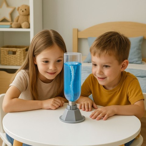 LEAN Toys Zestaw Doświadczalny Edukacyjny Symulator Tornada DIY