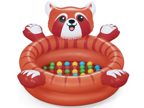 Producent niezdefiniowany Bestway Suchy basen z kulkami Czerwona PANDA 107x94cm + 50 kulek 52702