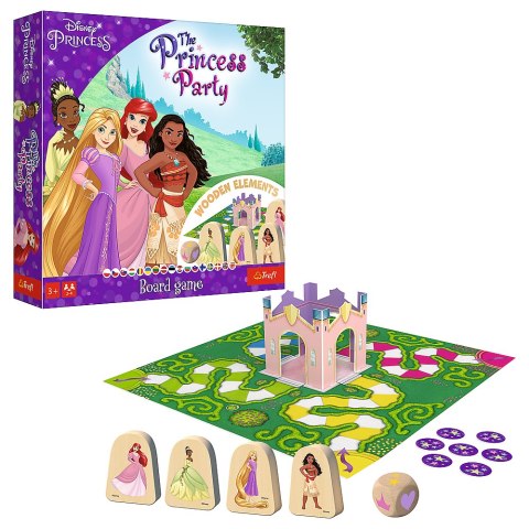 Trefl Gry Gra planszowa The Princess Party Disney 02434