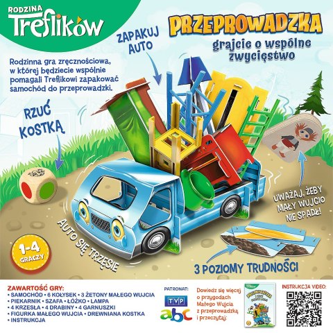 Trefl Gry Gra zręcznościowa Przeprowadzka z Rodziną Treflików Trefl 02071