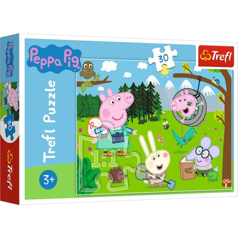 Trefl Puzzle Puzzle - 30 - Leśna wyprawa - Świnka Peppa - Trefl 18245