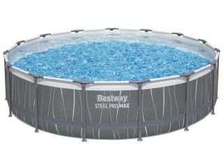 Bestway Bestway Basen STELAŻOWY z kolorowym podświetleniem LED 457x107cm 7w1 561GD