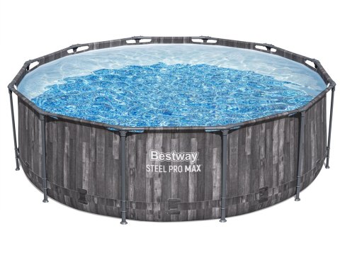 Bestway Bestway Basen stelażowy 366x100cm 8w1 drewno 5614X