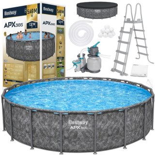 Bestway Bestway Basen stelażowy CAŁOROCZNY 549x132cm 6w1 561KC