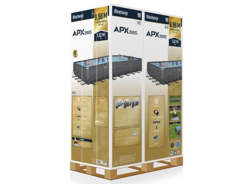 Bestway Bestway Basen stelażowy CAŁOROCZNY 956x488x132cm 7w1 561KJ