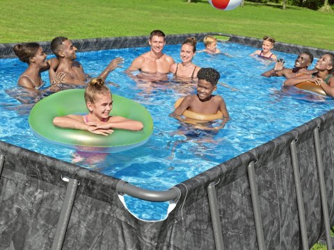 Bestway Bestway Basen stelażowy CAŁOROCZNY APX 365 732x366cm pompa drabinka 561KG