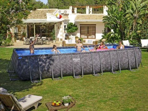 Bestway Bestway Basen stelażowy CAŁOROCZNY APX 365 732x366cm pompa drabinka 561KG