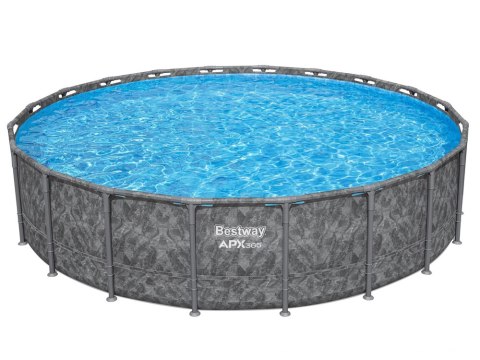 Bestway Bestway Basen stelażowy całoroczny 610x 132cm APX365 pompa drabinka 561KE