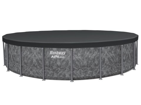 Bestway Bestway Basen stelażowy całoroczny 610x 132cm APX365 pompa drabinka 561KE