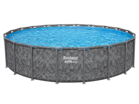 Bestway Bestway Basen stelażowy całoroczny 610x 132cm APX365 pompa drabinka 561KE