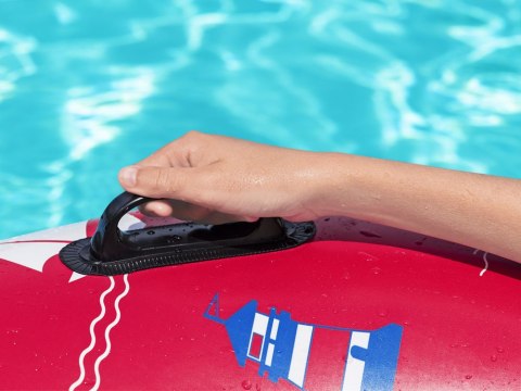 Bestway Bestway Dmuchane koło do pływania z uchwytami CZERWONE STATKI 119cm 36353