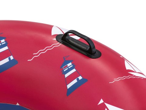 Bestway Bestway Dmuchane koło do pływania z uchwytami CZERWONE STATKI 119cm 36353