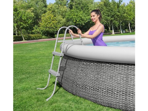 Bestway Bestway Metalowa drabinka do basenu 84cm 58430