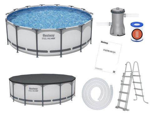 Bestway Bestway basen stelażowy 427x122cm 10w1 5612X