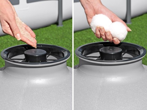 Bestway Bestway wydajna Pompa piaskowa do basenu złączki + węże 11355 L/h 58486