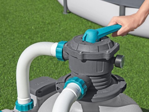 Bestway Bestway wydajna Pompa piaskowa do basenu złączki + węże 11355 L/h 58486