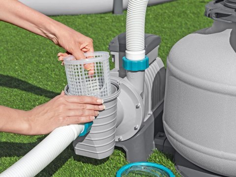 Bestway Bestway wydajna Pompa piaskowa do basenu złączki + węże 11355 L/h 58486