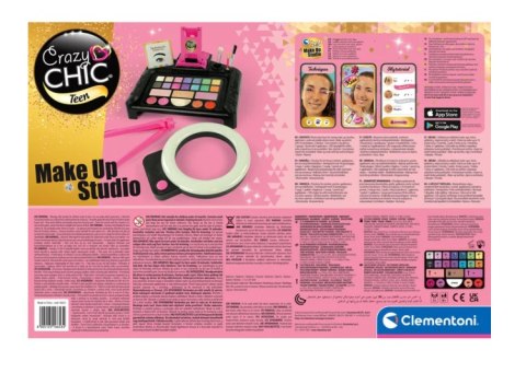 Clementoni Crazy Chic Zestaw do Makijażu Studio Make Up Uchwyt na Telefon Clementoni 16653