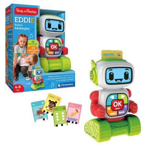 Clementoni Edukacyjny Robot Eddie Język Polski Uczę się Bawiąc Clementoni 50411