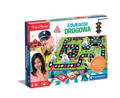 Clementoni Gra edukacyjna Edukacja Drogowa Uczę się Bawiąc Język Polski Clementoni 50777