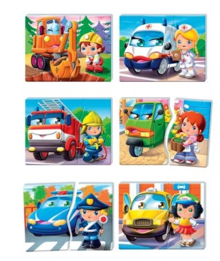 Clementoni Gra edukacyjna Pojazdy i Zawody Uczę się Bawiąc Język Polski Clementoni 50765