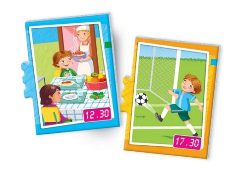 Clementoni Gra edukacyjna Puzzle Która Jest Godzina? Zegarek Uczę się Bawiąc Język Polski Clementoni 50771