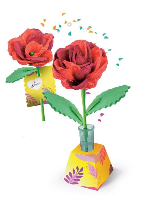 Clementoni Idea Art Zestaw Kreatywny Mini Fabryka Kwiatów Róża Clementoni 18168