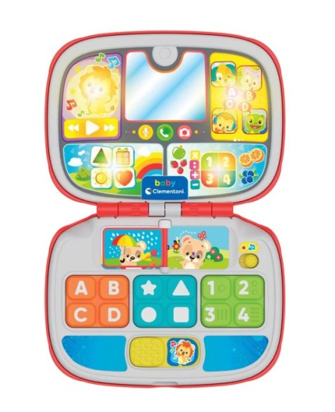 Clementoni Interaktywny Laptop Komputerek Kacperek do Literek i Cyferek Język Polski Clementoni 50716
