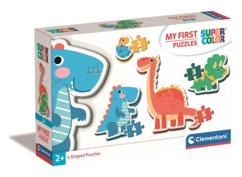 Clementoni Moje Pierwsze Puzzle 2-3-4-5 DINOZAURY Clementoni 20834