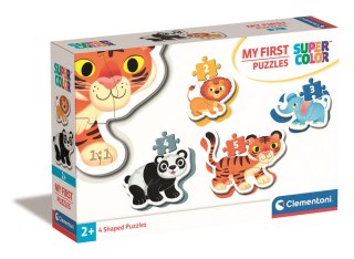 Clementoni Moje Pierwsze Puzzle 2-3-4-5 DZIKIE ZWIERZĘTA Clementoni 20810