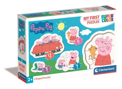 Clementoni Moje Pierwsze Puzzle 3-6-9-12 ŚWINKA PEPPA Clementoni 20829