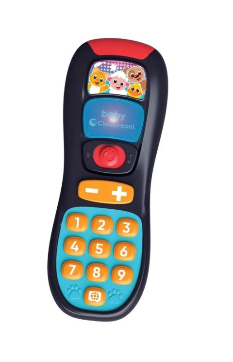 Clementoni Mówiący Dziecięcy Pilot TV Język Polski Niemiecki Turecki Portugalski Clementoni 17518