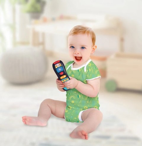 Clementoni Mówiący Dziecięcy Pilot TV Język Polski Niemiecki Turecki Portugalski Clementoni 17518