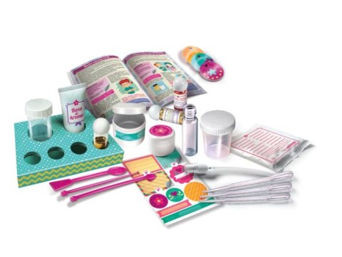 Clementoni Naukowa Zabawa Laboratorium Kosmetyków Krem Sól do Kąpieli Kosmetyki Język Polski Clementoni 50891