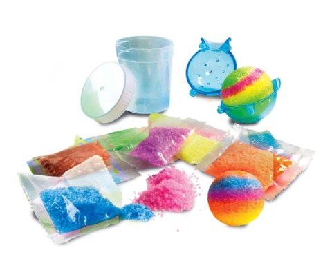 Clementoni Naukowa Zabawa Mini Laboratorium Szalone Brokatowe Piłeczki Język Polski Clementoni 50702