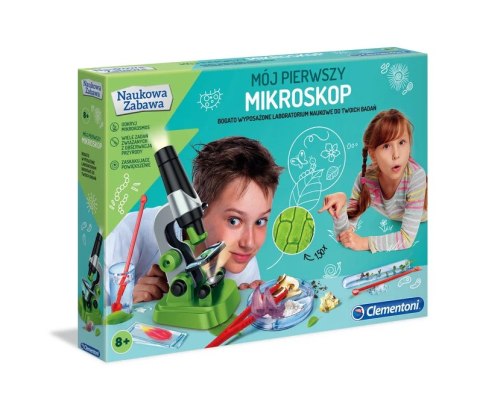 Clementoni Naukowa Zabawa Mój Pierwszy Mikroskop Język Polski Clementoni 50071